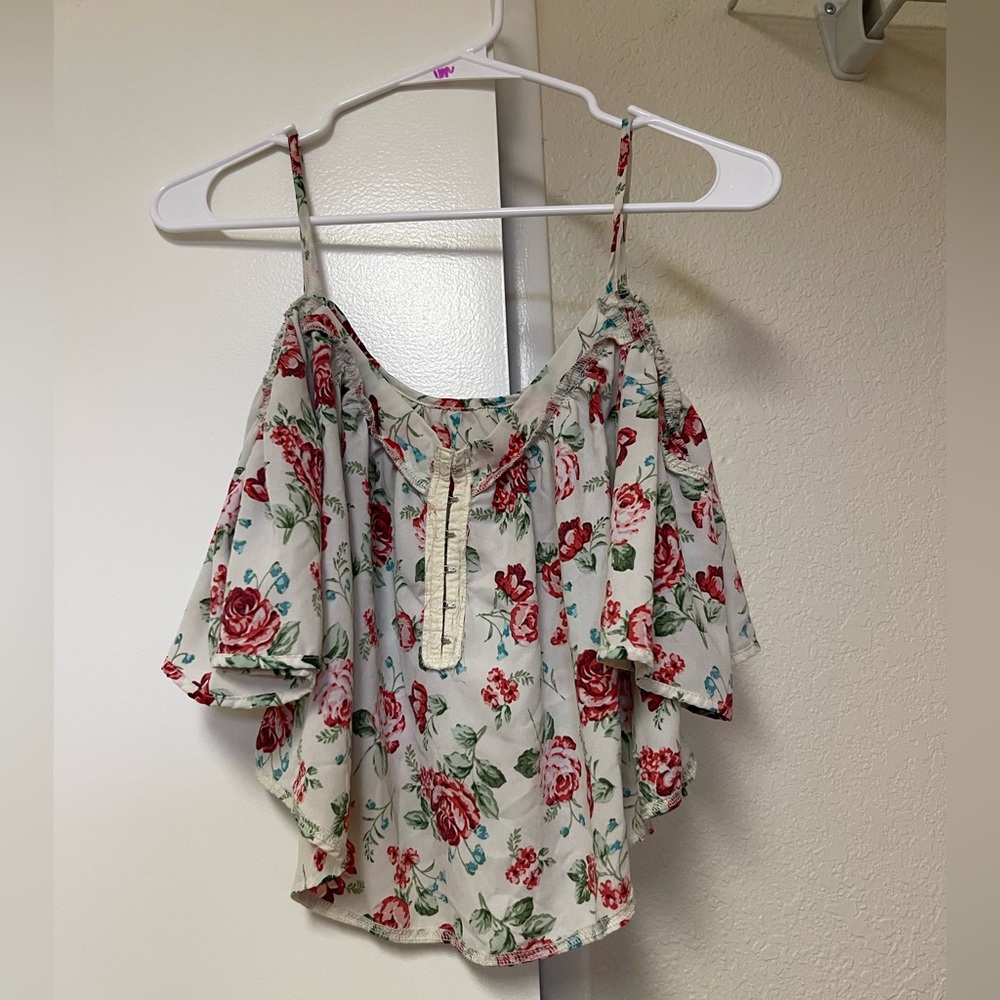 Floral crop top